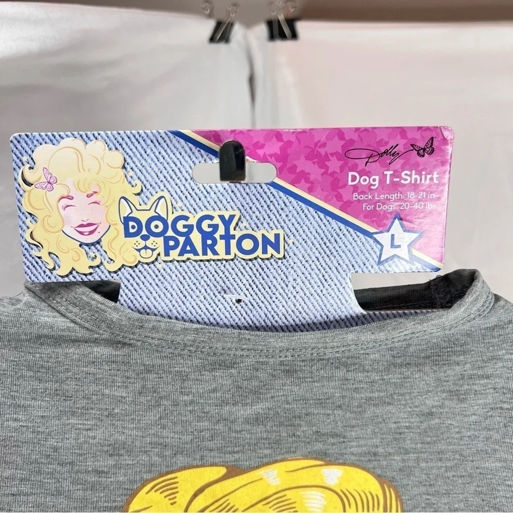 Doggy Parton What Would Dolly Do? T Shirt Gray